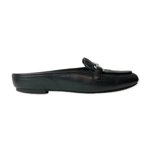 Vionic Snug Adeline Black Leather Loafer  Mule - Picture 2 of 8